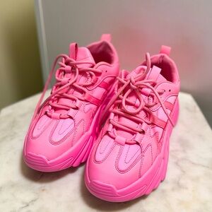 Madden Girl Pink Sneakers